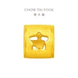 周大福 Браслет с одной бусиной с буквами, подвеска, подарок на день рождения