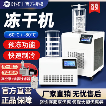 Shanghai Yetuo Ytlg-10A Freeze-Drying Machine for Food and Fruits, Small Household Laboratory Vacuum Freeze Dryer