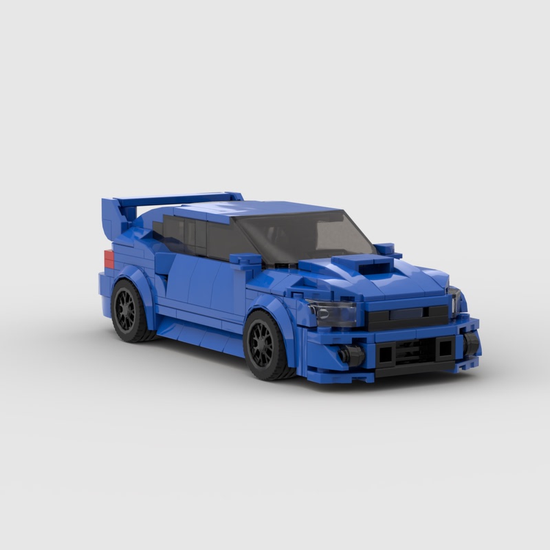 Moc Building Blocks Creative Racing Car Speed 8 Guspa Broom Guy Impreza Jdm Japanese Wrx Sti Sports Car for Men Moc Building Blocks Creative Racing Car Speed 8 Guspa Broom Guy Impreza Jdm Japanese Wrx Sti Sports Car for Men