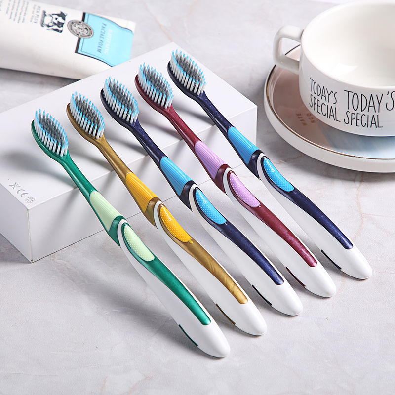 High-end hair adults high-end independent packaging high-density brush filaments children family clothes for men and women cleaning toothbrushes