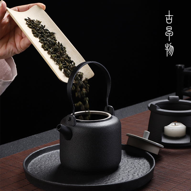 Japanese girder pot based warm tea ware kung fu tea set suit household contracted do make tea disc ceramic teapot