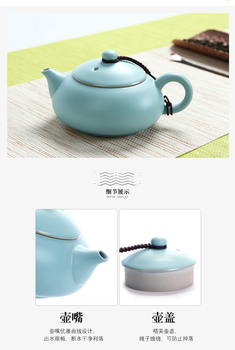 Your up with porcelain of a complete set of kung fu tea set suit household porcelain travel portable cup lid bowl of Japanese tea tray