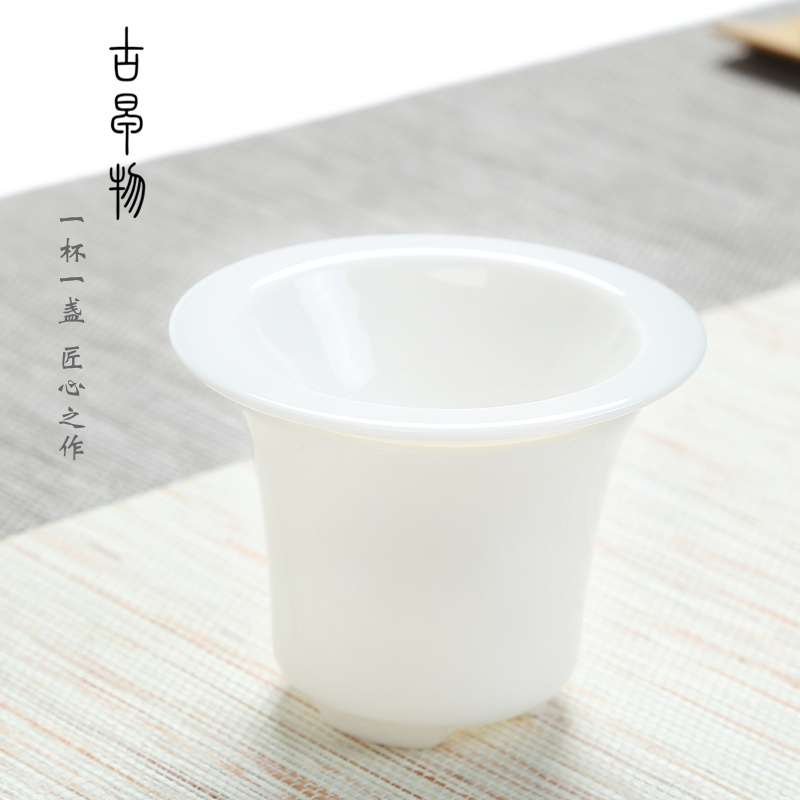 Dehua white porcelain, jade porcelain tea filter device ceramic tea every other kung fu tea set with parts spare parts for the tea taking