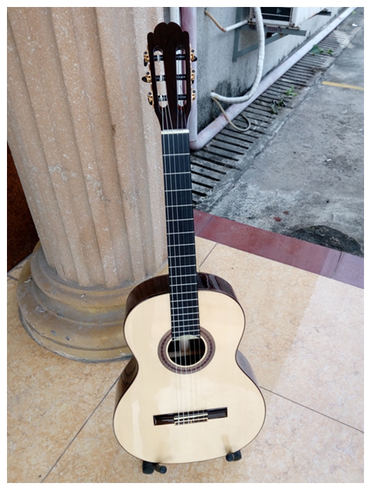 Toledo 39 inch full veneer classical guitar rosewood spruce full veneer