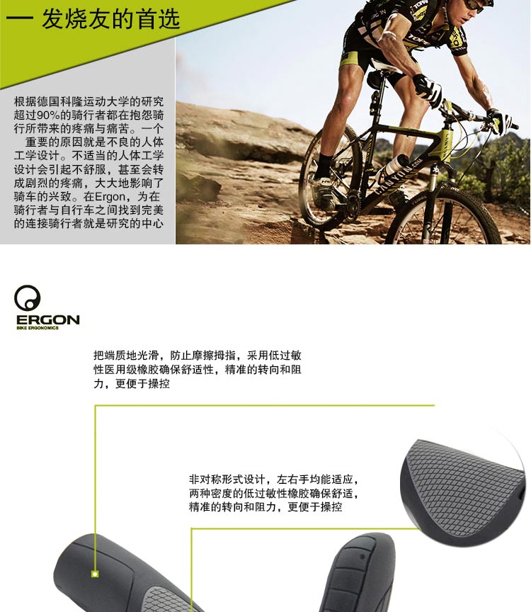 Poignées de vélo ERGON - Ref 2351007 Image 16
