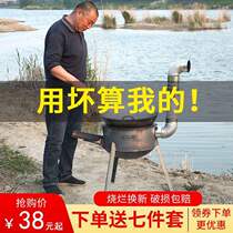 2021 new 2021 rural wood stove thickened household stove burning wood stove outdoor picnic