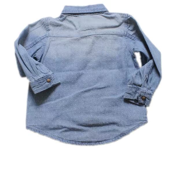 Chemise garcon à manche longue en toile - Ref 2077054 Image 7