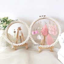 Ear display rack Earrings display rack Lace earring display rack to receive rack net ear nail rack earring accessories