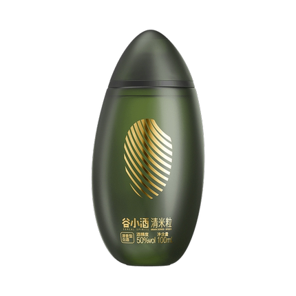 谷小酒清米粒清香型白酒纯粮食50度100ml单瓶
