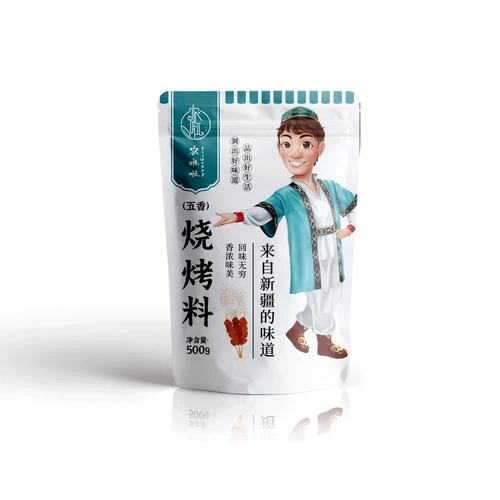 农啦啦 Синьцзян Аутентичный Кимн Барбекю 500G посыпанный пряный пух