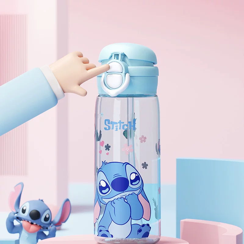 Zootopia Nick water cup for children going to school special summer tritan Judy double drinking straw cup for primary school students