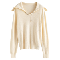 Single bundle large size womens loose lazy style V-neck knitted sweater 2022 winter new fat MM flesh-covering top