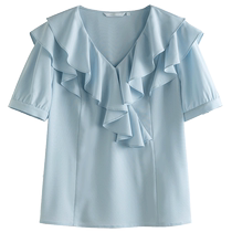 Single bundle plus size womens clothing (59 yuan special area) fan benefits off-size special price shirt chiffon shirt skirt