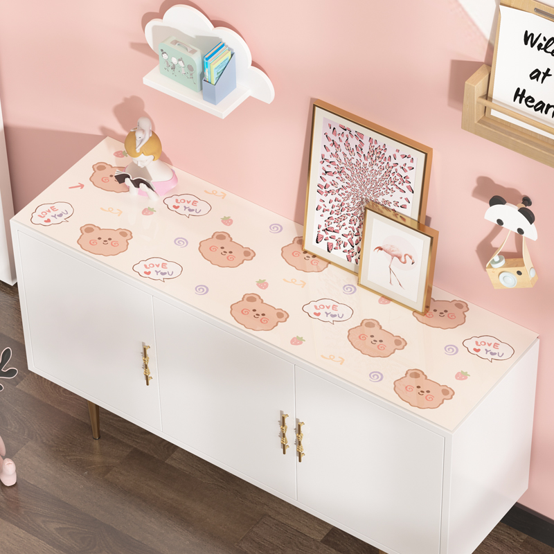 Environmentally friendly tasteless PVC soft glass tablemat porch cushion cushion tabletea tea several waterproof and oil and anti-hot