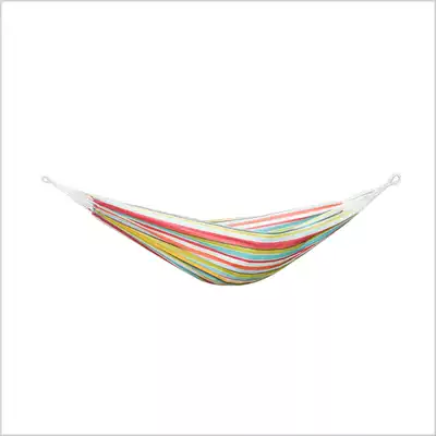 VIVERE outdoor courtyard leisure polyester fiber hammock with bracket wild camping double hammock family camping hammock