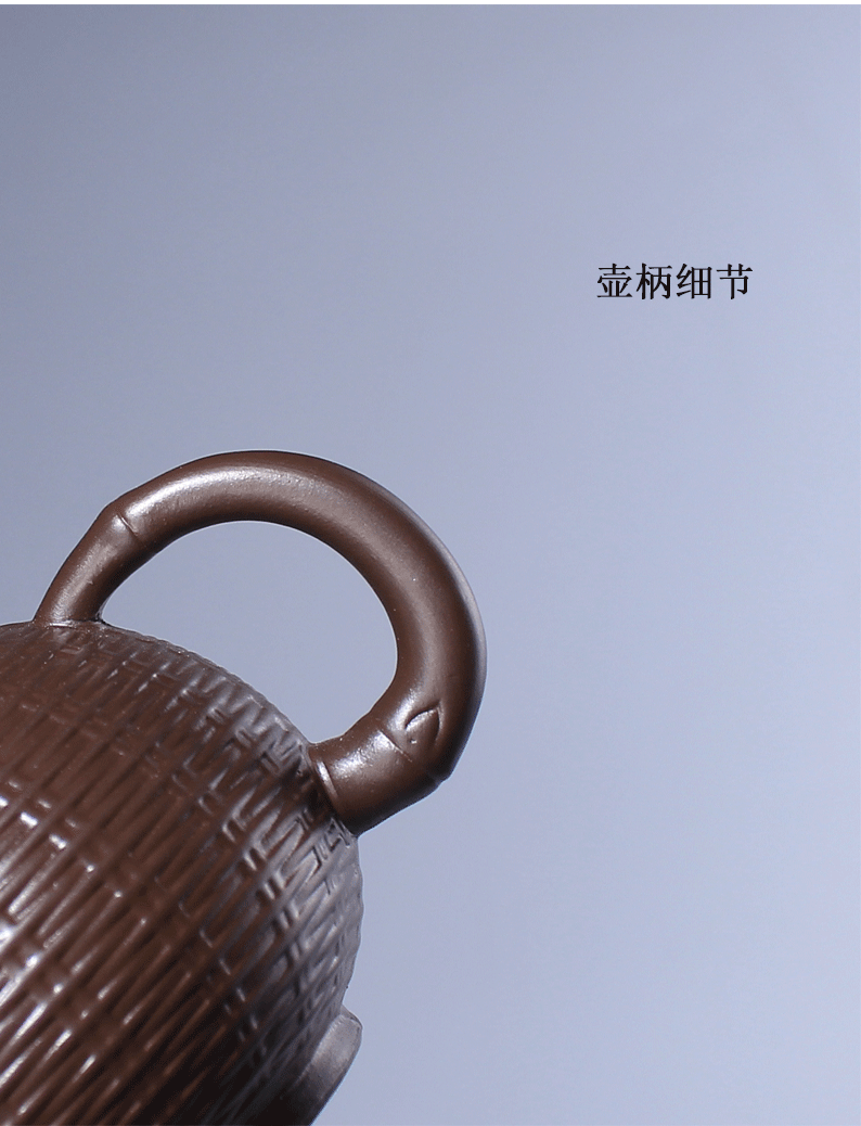 Ceramic teapot tea violet arenaceous single pot of household contracted and I kung fu tea set a single teapot creative tea