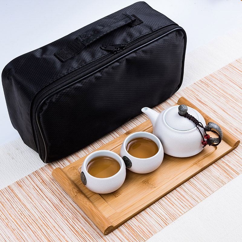 Travel tea sets portable crack cup home a kung fu tea pot 2 two ceramic outdoors Travel packages