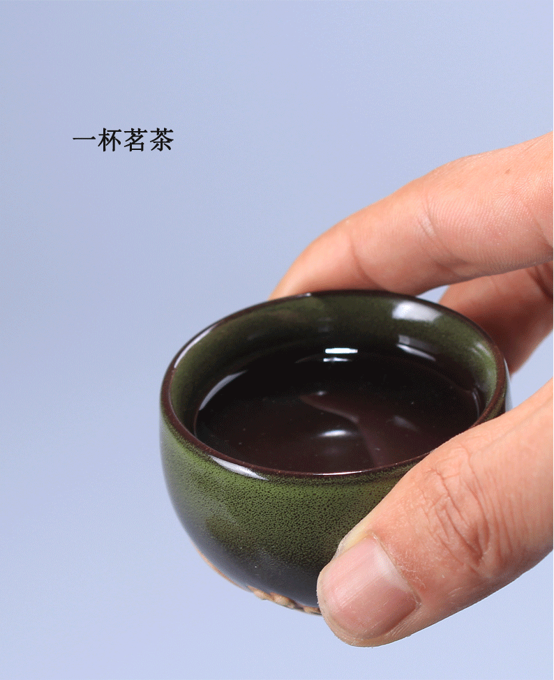 Household ceramic cups of tea one variable kung fu small teacups master single cup light tea bowl sample tea cup cup