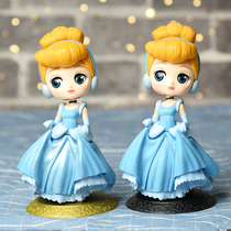 Cinderella big princess baby Princess ornaments cake baking decoration ornaments