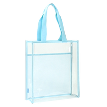 Deli transparent test paper storage bag accordion bag student large capacity a4 snap file bag folder junior high school student special paper clip high school student portable thickened waterproof information bag
