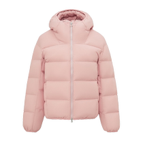 Flying in the Snow 2024 new autumn and winter new men and women same style couple short down jacket hooded bread jacket solid color thickened warm