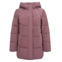 Flying in the Snow 2024 Autumn and Winter New Womens Short Down Jacket Loose and Warm Mothers Solid Color Versatile Hooded
