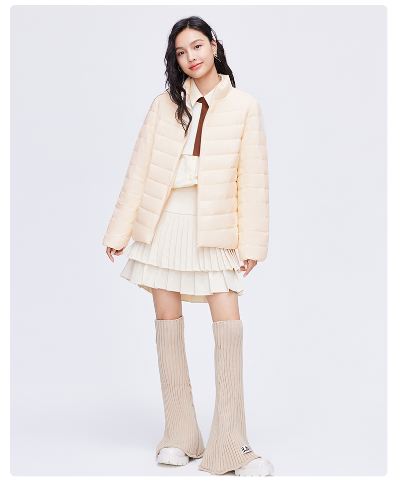 反季好价 雪中飞 女短款轻便羽绒服 图14