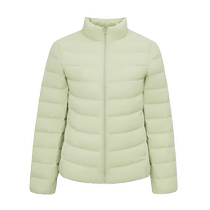 Snow Flying 2024 Autumn and Winter New Womens Stand Collar Short Thin Down Jacket Comfortable Lightweight Casual and Versatile Solid Color