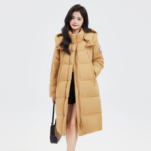 Осенний длинный водонепроницаемый ветрозащитный удерживающий тепло пуховик для влюбленных, увеличенная толщина