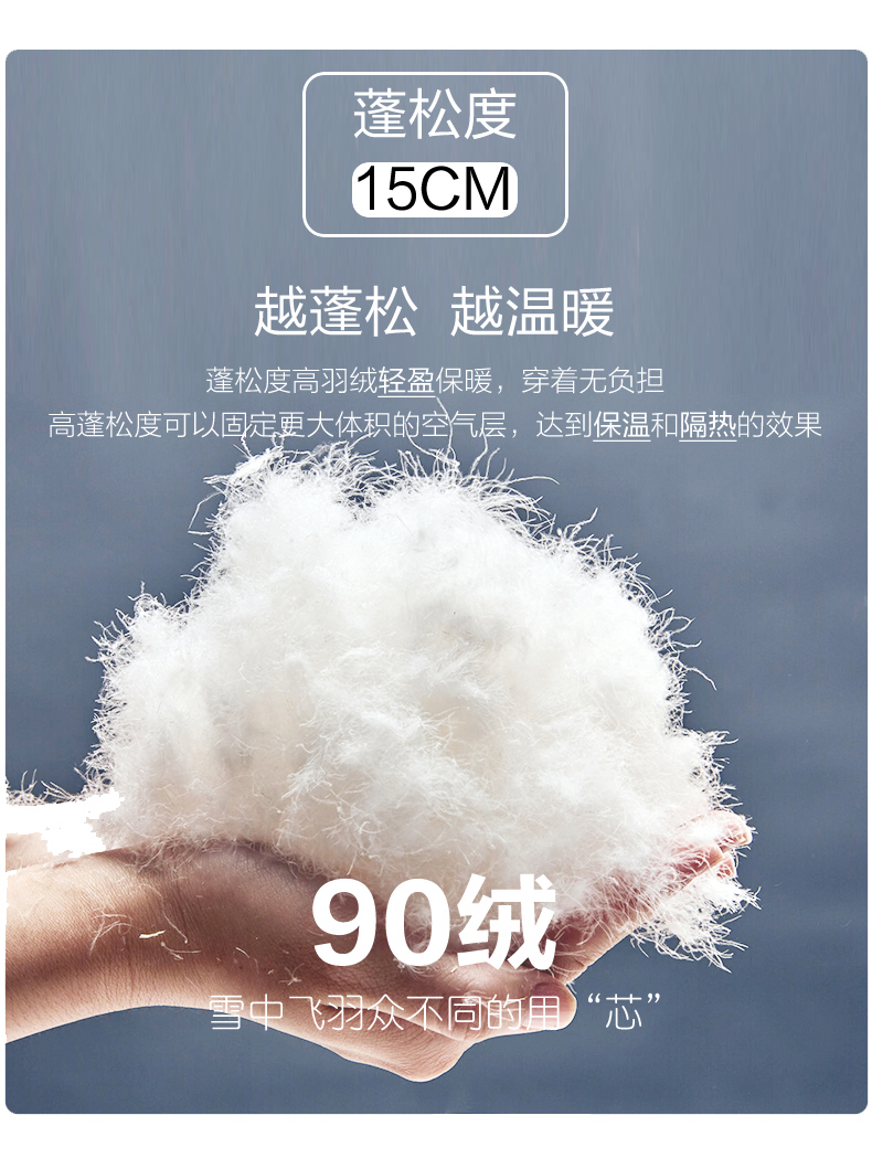 雪中飞 2021秋冬新款羽绒裤男士外穿裤子 加厚保暖 图2