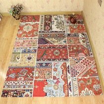 Bohemian Carpet Living Room Tea Table Cushion Bedroom Bed Front Blanket Bedside Blanket Restaurant Oetian Garden Mediterranean Pattern