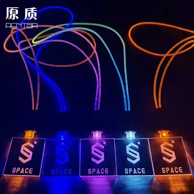 LED bar badge luminous work card ktv number plate custom acrylic employee card work permit representative design