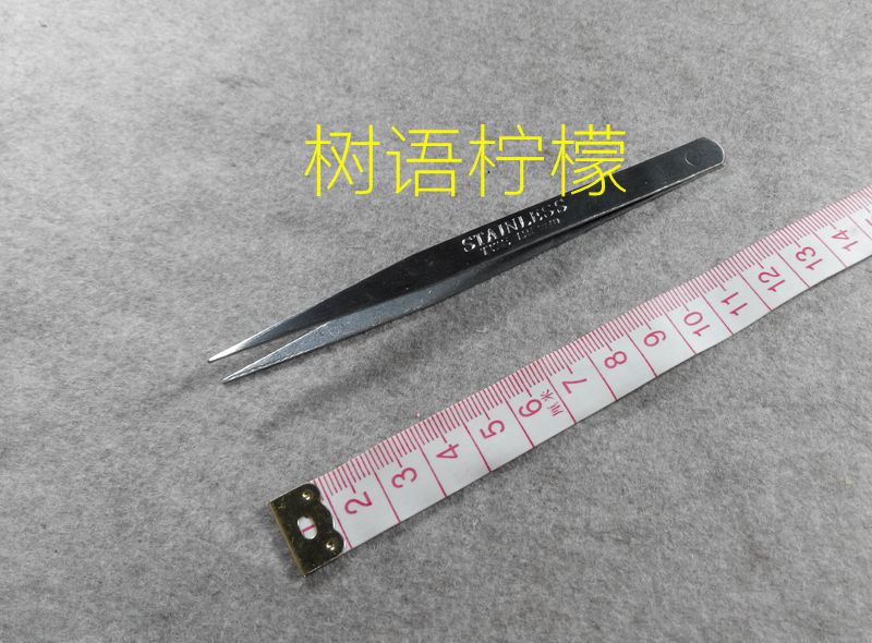 Hand tweezers small tweezers stainless steel tweezers pointed tweezers