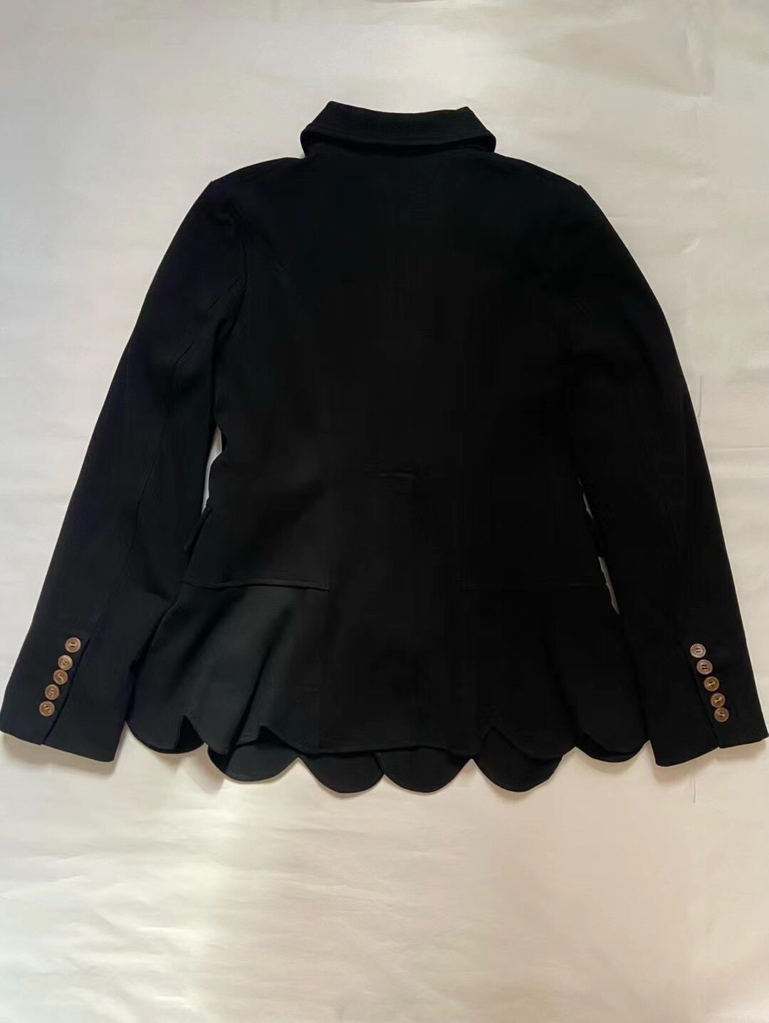CDG diablo Молчаливый ветер Питер Пан волны кружево однобортный Средний и древний костюм куртка 