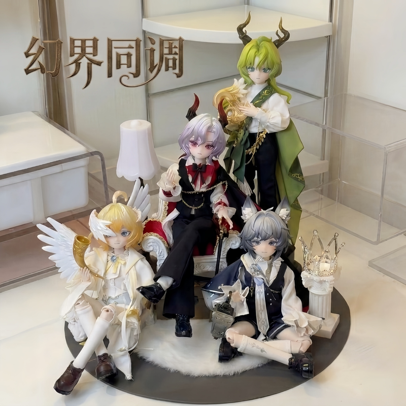 Authentic C4Fniyruloi Fantasy World Synchro Bjd 1/8 Scale Articulated Blind Box Desktop Ornament Gift Female Figure Male Figure Authentic C4Fniyruloi Fantasy World Synchro Bjd 1/8 Scale Articulated Blind Box Desktop Ornament Gift Female Figure Male Figure