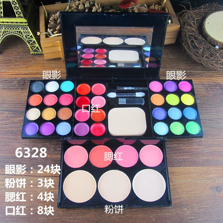 Ngày của trẻ em Ngày của Trẻ Em Người Mới Bắt Đầu Trang Điểm Palette Eye Shadow Trang Điểm Bột Hộp Trang Điểm Bộ Sinh Viên Trang Điểm Set Full set