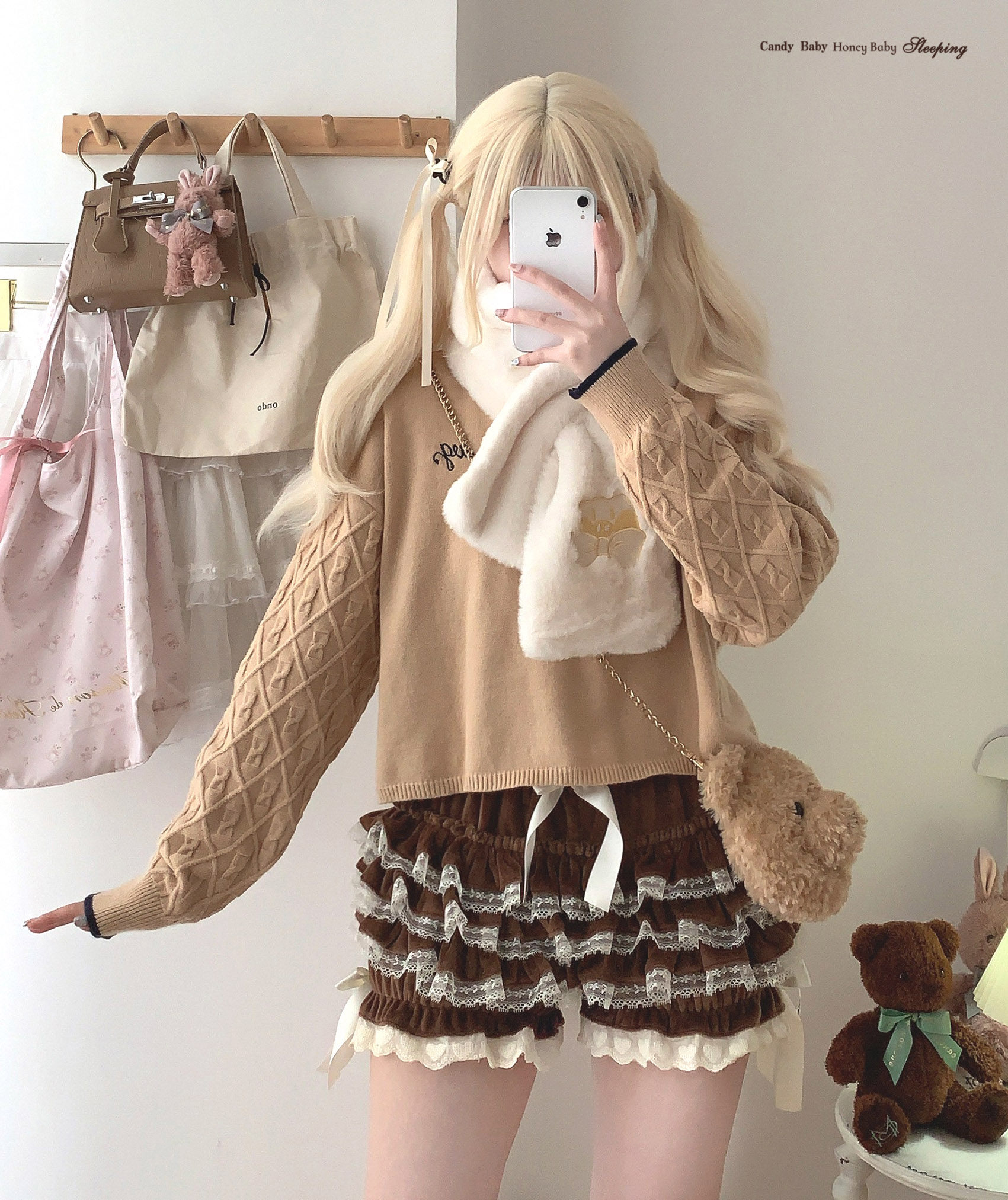 *sleepingdoll ручной работы * тыква сын бархат Слой торт осень и зима версия тыква брюки 