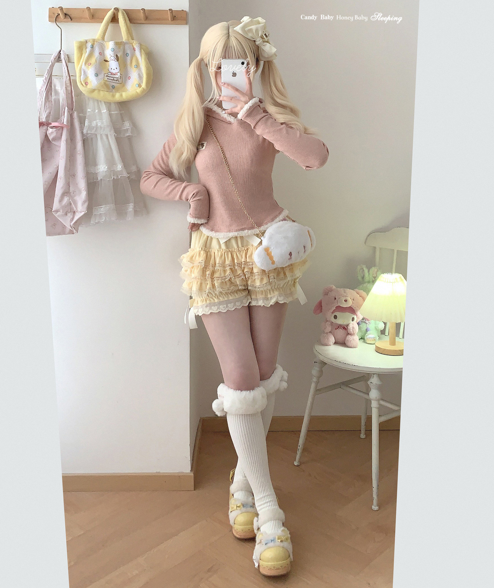 *sleepingdoll ручной работы * тыква сын бархат Слой торт осень и зима версия тыква брюки 