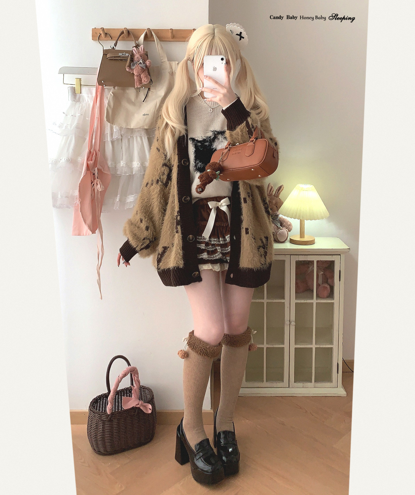 *sleepingdoll ручной работы * тыква сын бархат Слой торт осень и зима версия тыква брюки 