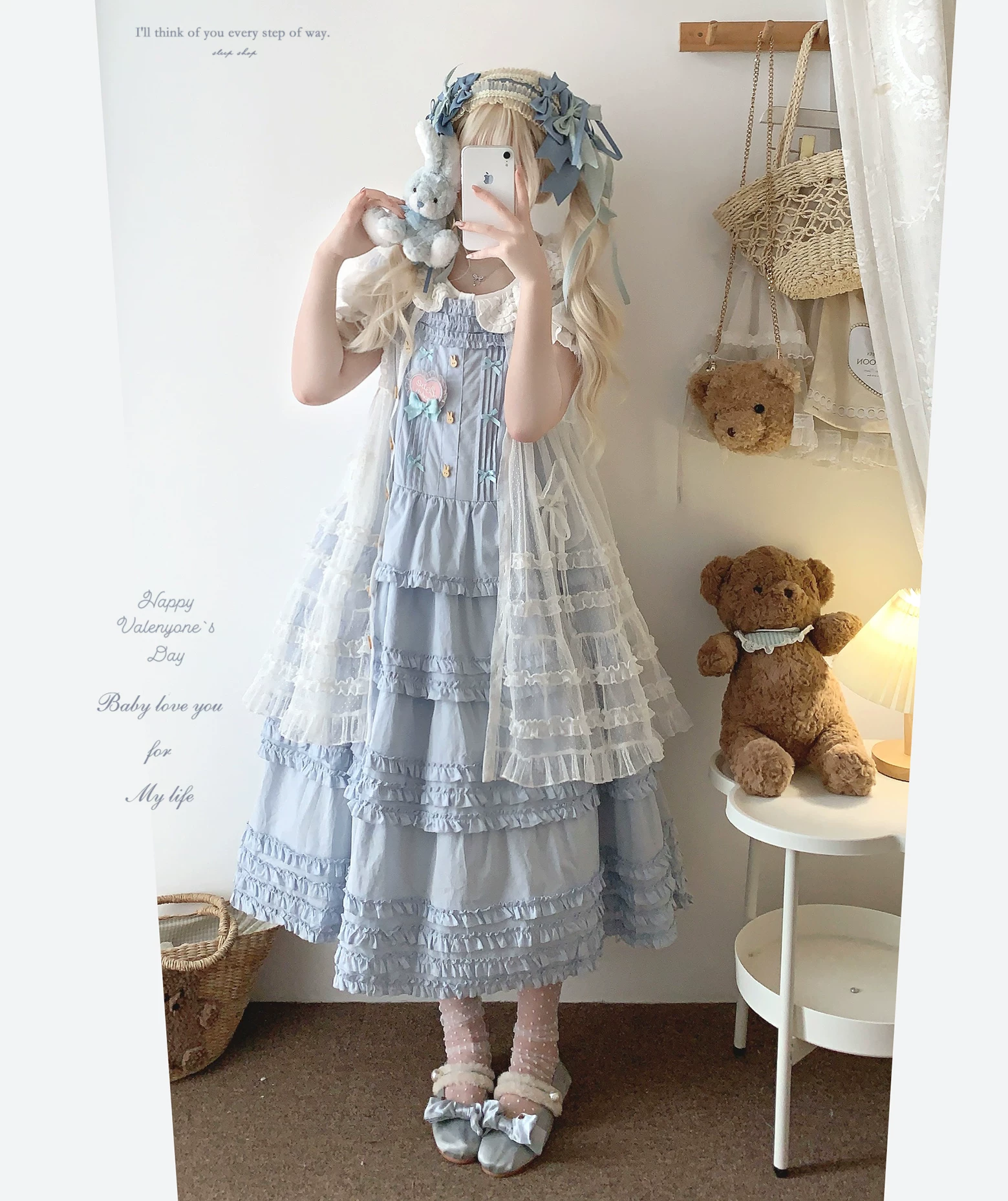 * Sleepingdoll Homemade* Дикая Цветочная Хомоця Saton Saton атласный хлопковый мешок-сак