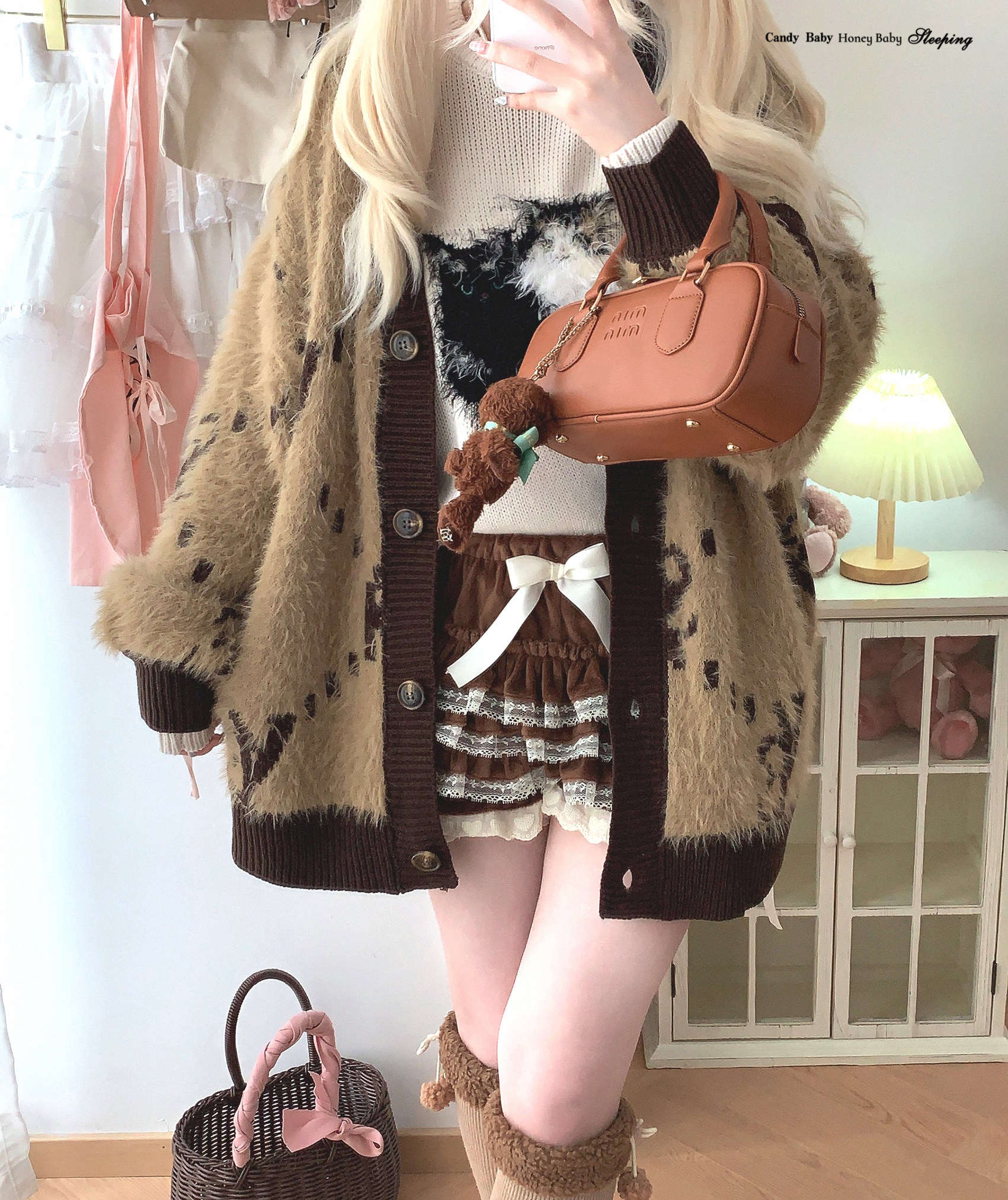 *sleepingdoll ручной работы * тыква сын бархат Слой торт осень и зима версия тыква брюки 