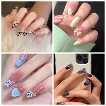 Sweet Cool Girl Beauty Nail Patch Finished Products Advanced Sensation Hot Girl Net Red 2021 New Wearlike Nail Sticker to Europe and America