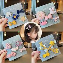 Female Baby Hairpin Hairpin Baby Summer Mini Trumpet Hairpin Safety Clip Less Sweat Hair Clip Not Hurt Hair Clip