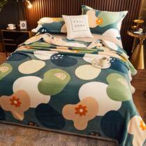 Coral velvet sheets flannel blanket winter plus velvet thickened blanket bedding milk velvet quilt single piece