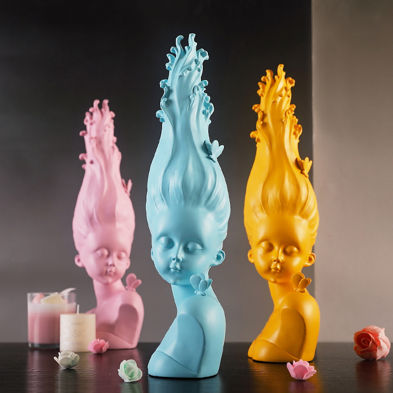 Creative Reading Teenage Girl Swing Piece Cute Children's Room Adornment Home Accessories Modern Send Girlfriend Birthday Present