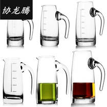 Brand glass with red wine divider white pot wake wine juice pot toast bar home