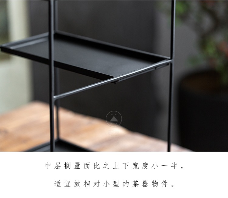 Association between Japanese, wrought iron tea stall le iron rich ancient frame, the tea set to receive much treasure cabinet teahouse show kunfu tea