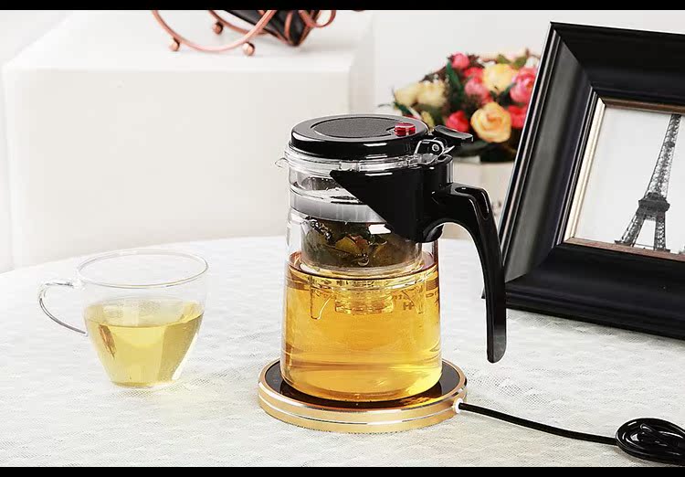 Association, longteng V fashion insulation base temperature warm milk tea heater keller mat glass teapot tea