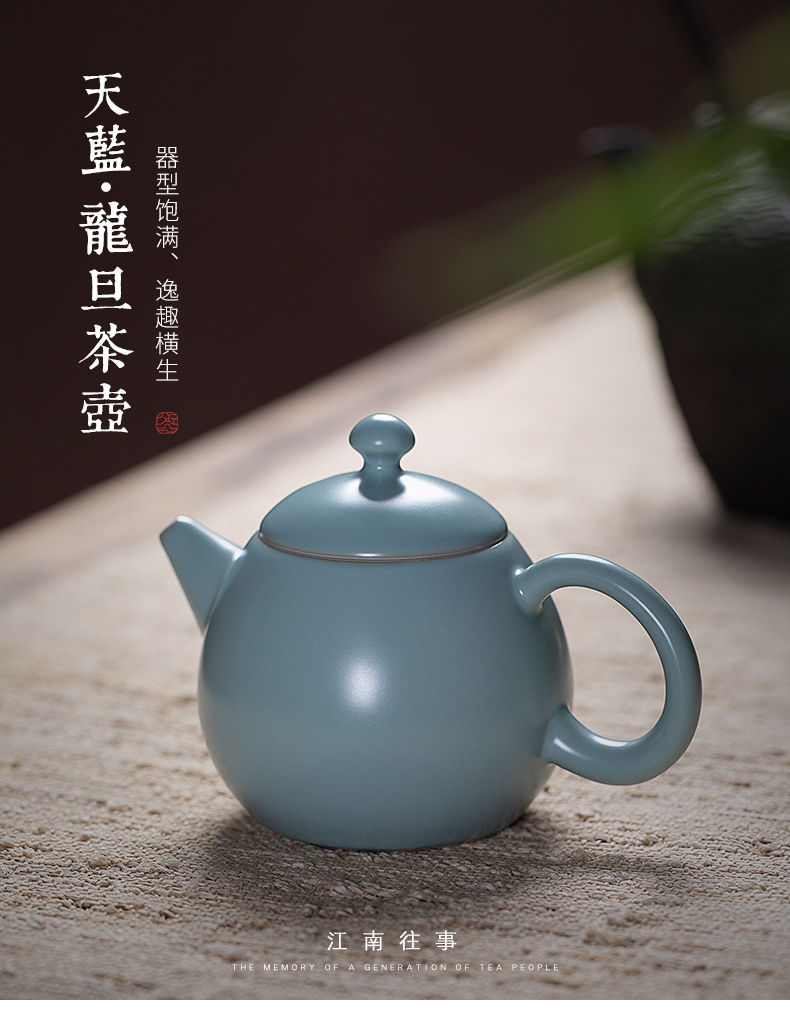 Jiangnan past shamrock pomelos ceramic pot of your porcelain kung fu tea set single pot teapot tea your up little teapot