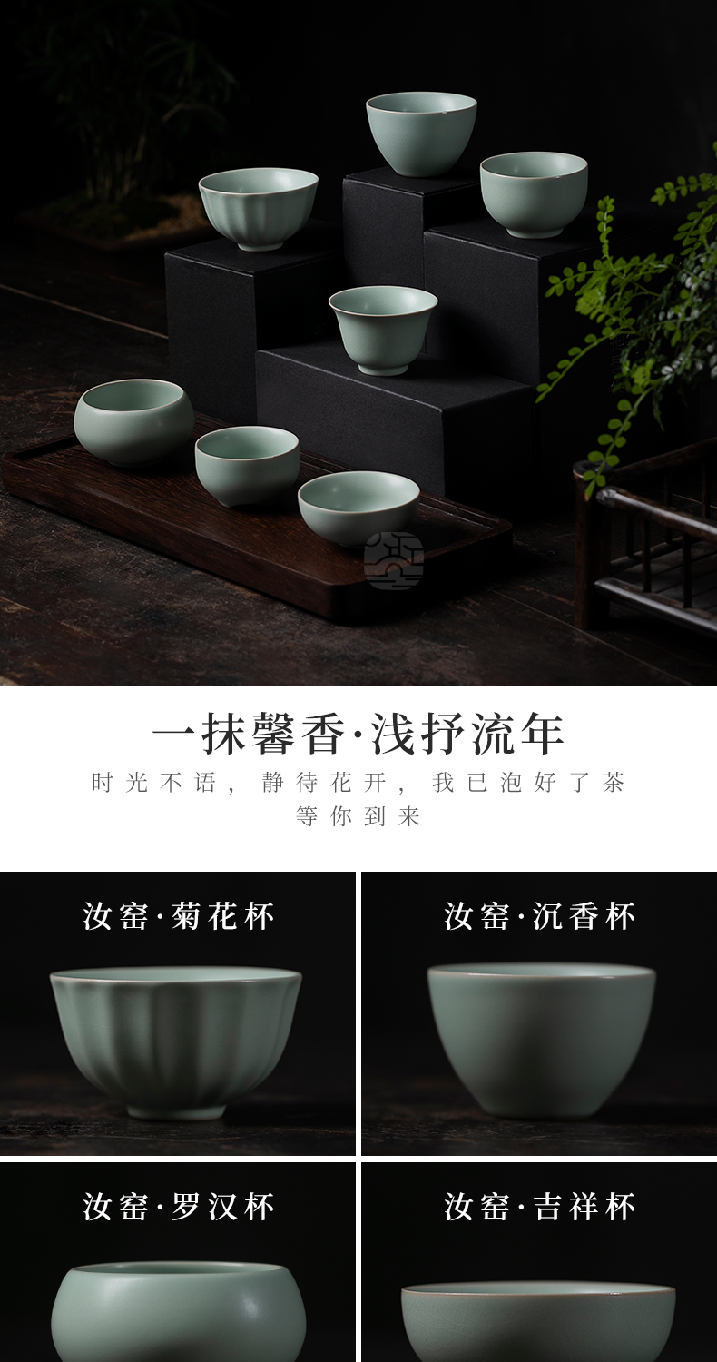 Jiangnan past your up kung fu tea sets tea pot office household contracted style open your porcelain tea cups